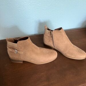 Tan booties